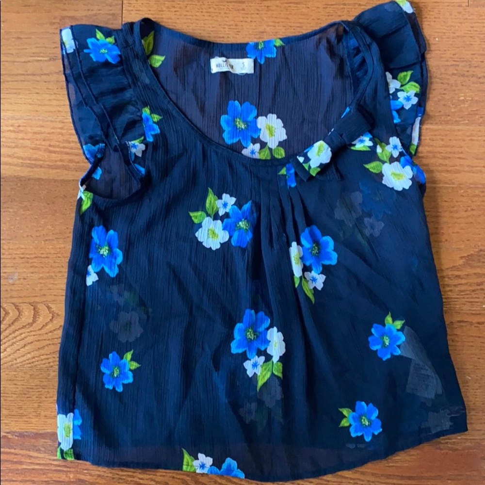 Sheer Hollister top